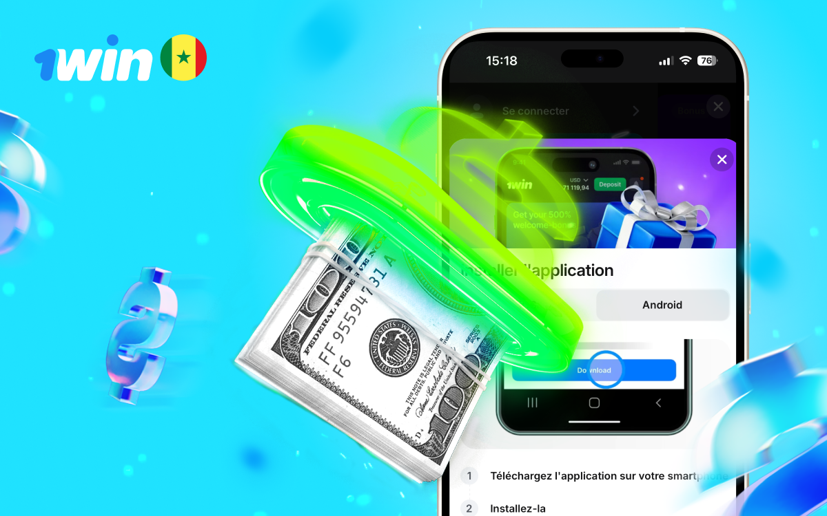 l'application mobile 1win